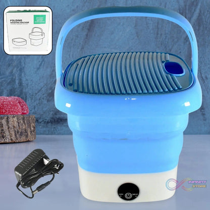 Portable Washing Machine, Mini Folding Washer and Dryer Combo, for Underwear, Socks, Baby Clothes, Travel, Camping, RV, Dorm, Apartment  - infinityexculsivestore.com