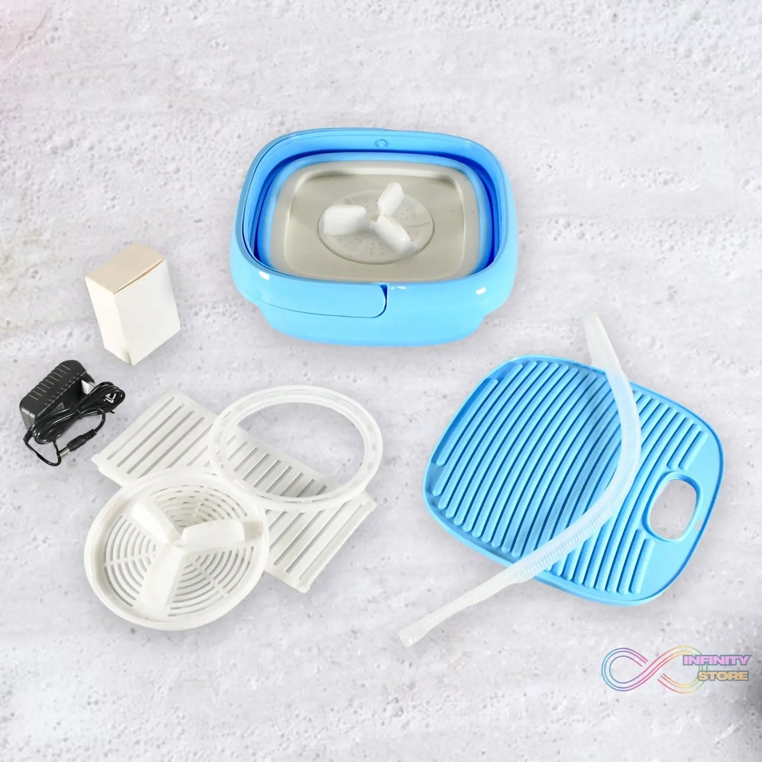 Portable Washing Machine, Mini Folding Washer and Dryer Combo, for Underwear, Socks, Baby Clothes, Travel, Camping, RV, Dorm, Apartment  - infinityexculsivestore.com