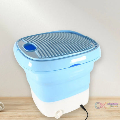 Portable Washing Machine, Mini Folding Washer and Dryer Combo, for Underwear, Socks, Baby Clothes, Travel, Camping, RV, Dorm, Apartment  - infinityexculsivestore.com