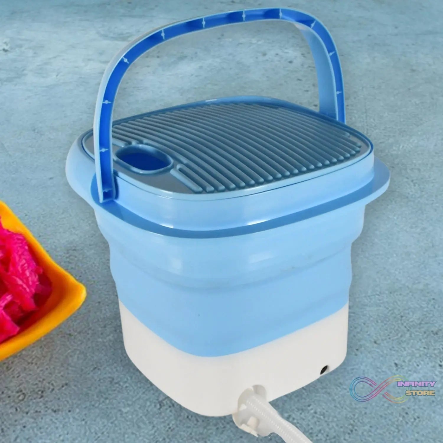 Portable Washing Machine, Mini Folding Washer and Dryer Combo, for Underwear, Socks, Baby Clothes, Travel, Camping, RV, Dorm, Apartment  - infinityexculsivestore.com