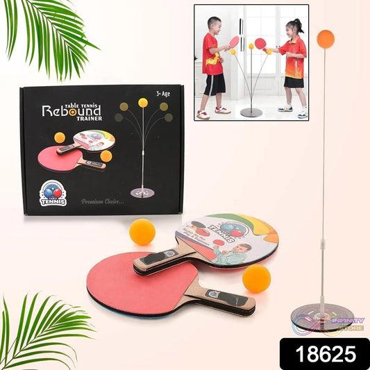 Portable Wiff Waff Rebound Table Tennis Trainer Set (1 Set) - infinityexculsivestore.com