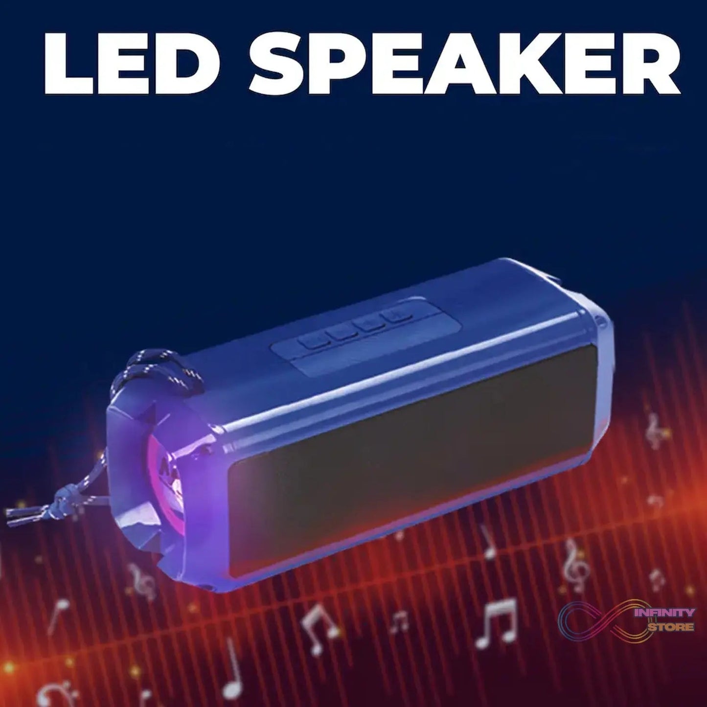 Portable Wireless Rechargeable Speaker Bluetooth Speaker (1 Pc) - infinityexculsivestore.com