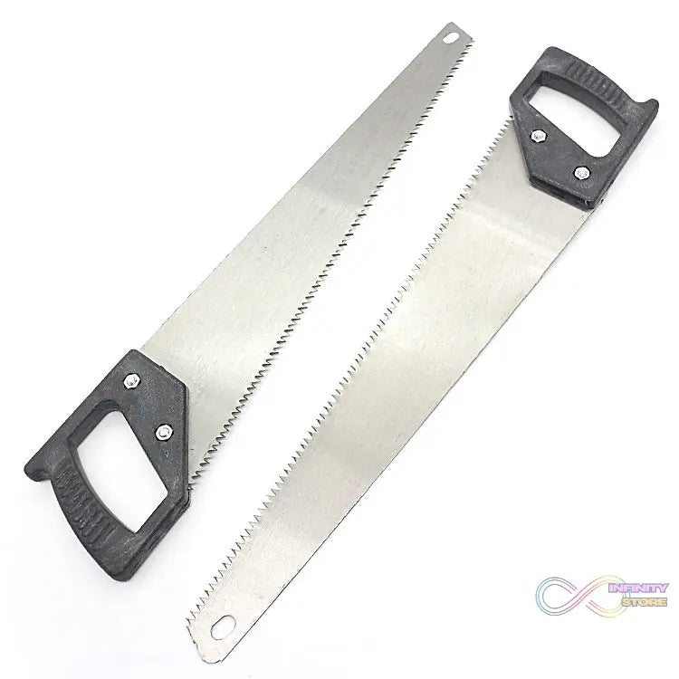 Hand saw with 450mm hardened steel blades.
