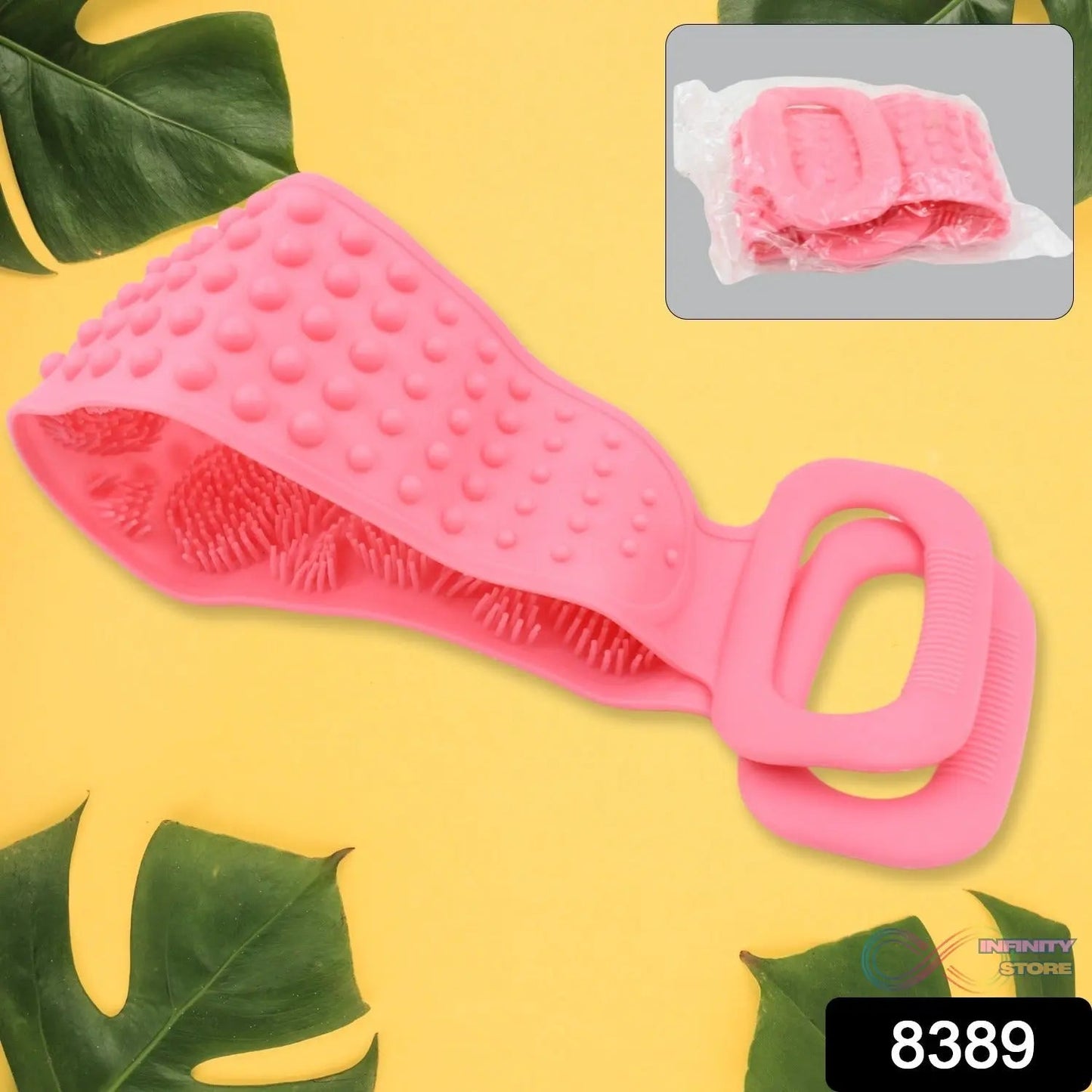 Powerful Rubbing Back,Artifacts Long Back Skin Soft Body Cleaning Scrubber - infinityexculsivestore.com