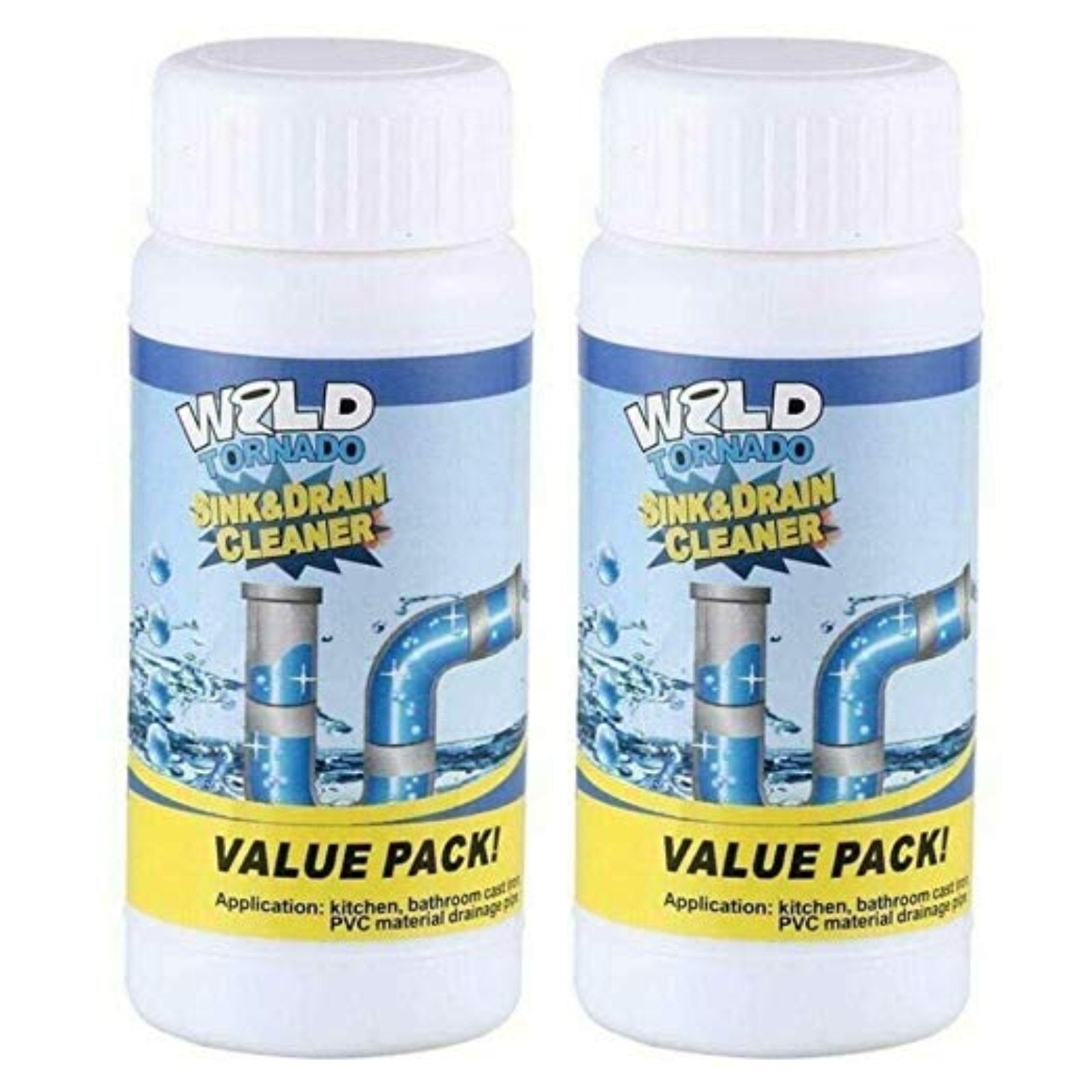 Powerful Sink and Drain Cleaner, Portable Powder Cleaning Tool Super Clog Remover Chemical Powder Agent for Kitchen Toilet Pipe Dredging (110 Gm) - infinityexculsivestore.com