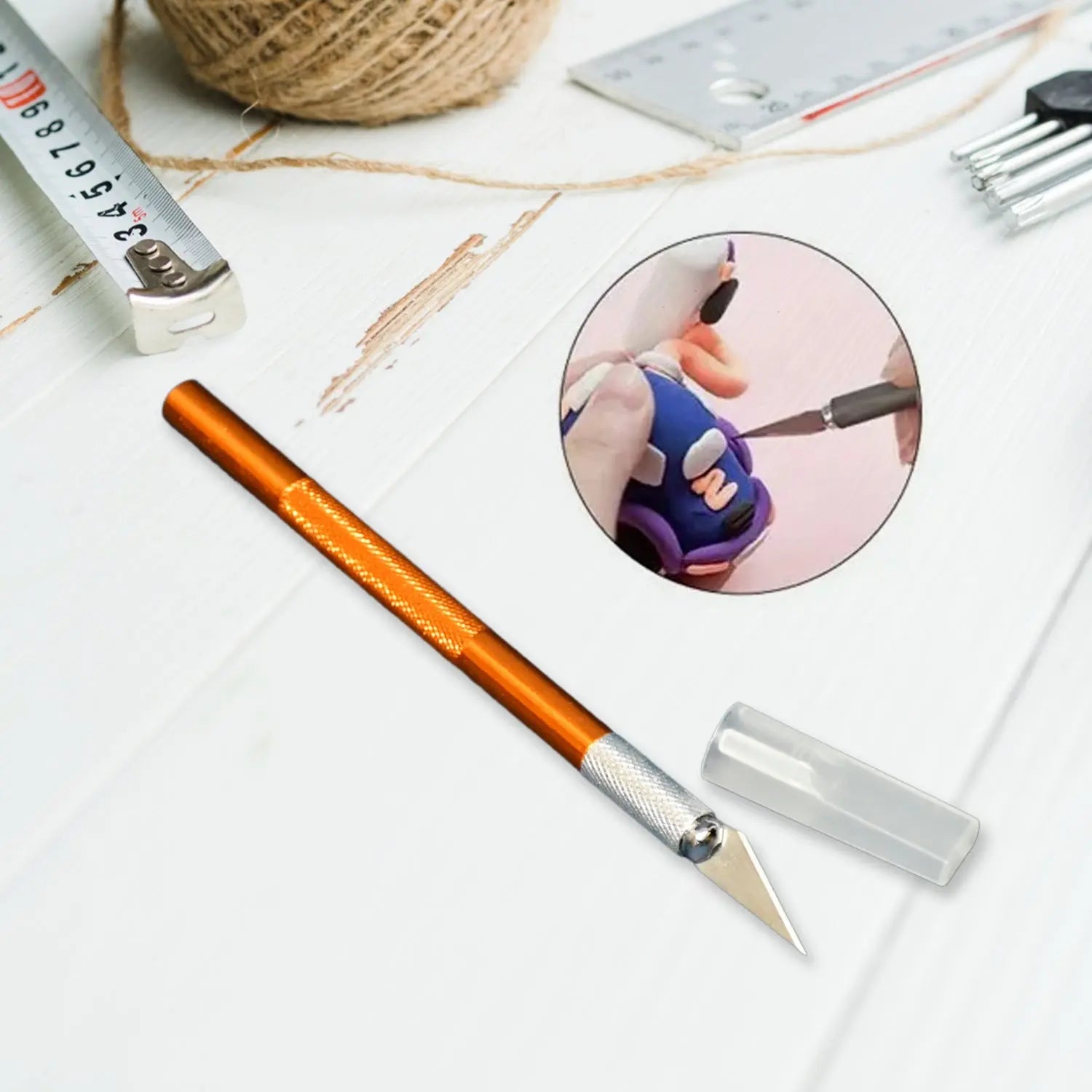 Precision Electronic Spices Hand Repair Cutting Knife with 5 Extra Sharp Blade (1 Set) - infinityexculsivestore.com