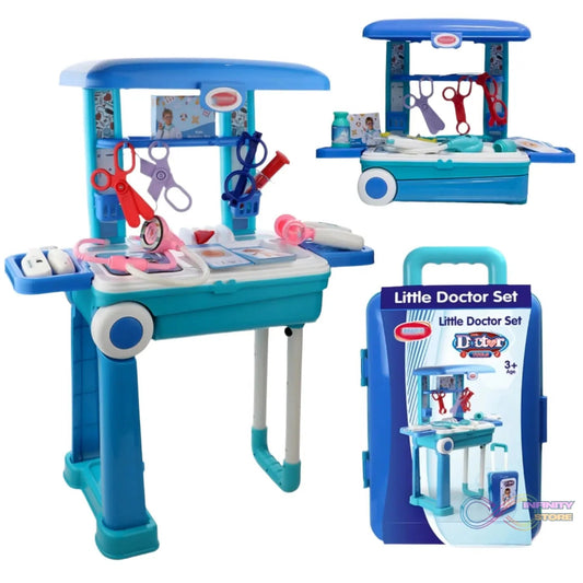 Premium Doctor Set Trolley Little Doctor Kids Toy (1 Set) - infinityexculsivestore.com