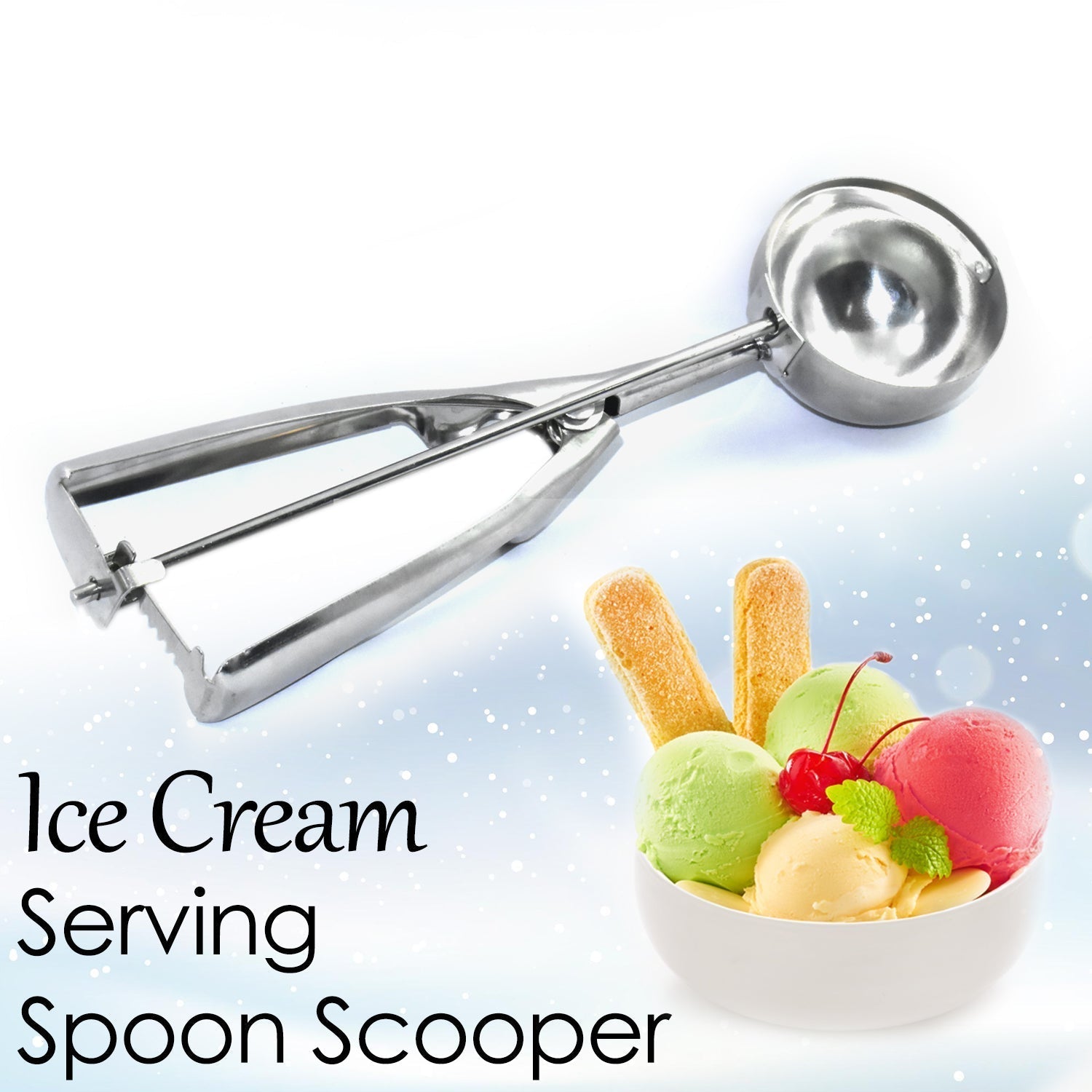 Premium Ice Cream Scoop with Easy Release - infinityexculsivestore.com