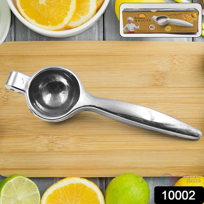 Premium Lemon Squeezer, Large Heavy Duty Handheld Juicer for Lemon, Stainless Steel Hand Press Citrus Juicer (1 Pc) - infinityexculsivestore.com