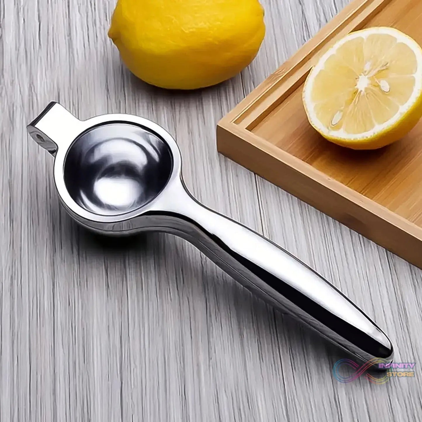 Premium Lemon Squeezer, Large Heavy Duty Handheld Juicer for Lemon, Stainless Steel Hand Press Citrus Juicer (1 Pc) - infinityexculsivestore.com
