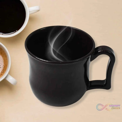 Premium Plastic Coffee / Tea Cups / Mug with Handle(1 Pc / Loose / Black) - infinityexculsivestore.com