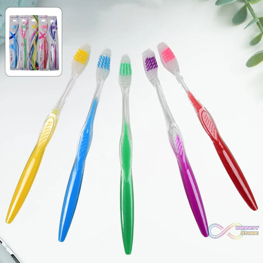 Premium Plastic Toothbrush (1 Pc / Mix Color) - infinityexculsivestore.com