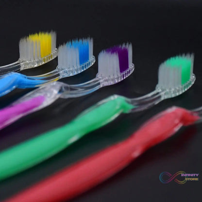 Premium Plastic Toothbrush (1 Pc / Mix Color) - infinityexculsivestore.com