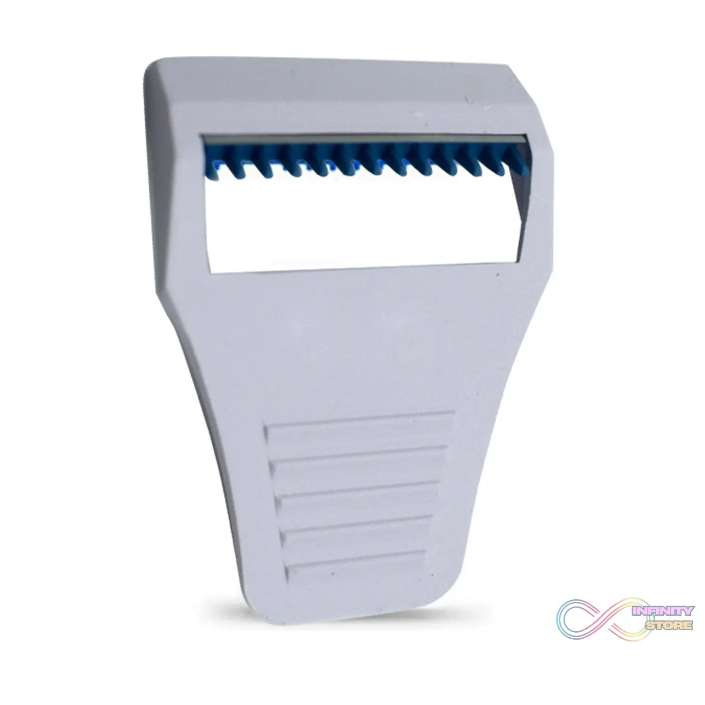 Women's bikini razor in protective cap