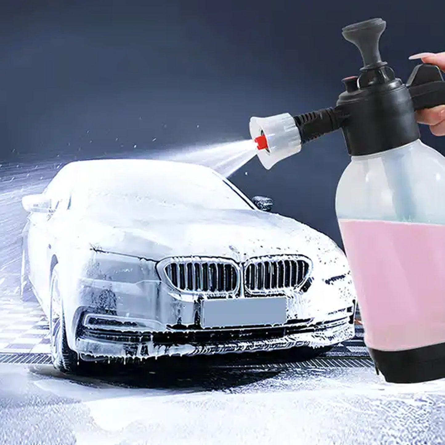 Pressure Sprayer 2 Litres Garden Sprayer Hand Pump Sprayer Foam Sprayer Watering Bottle for Indoor Plants Cleaning Outdoor Garden (2 Ltr.) - infinityexculsivestore.com