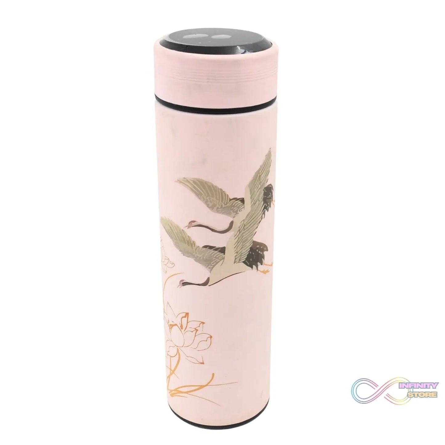 Printed Smart Vacuum Insulated Water Bottle with LED Temperature Display (1 Pc / 500 ML Approx / Multicolor) - infinityexculsivestore.com