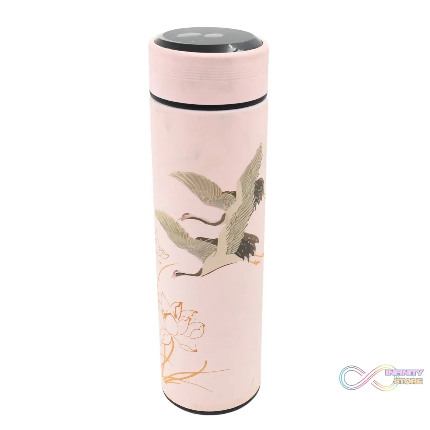 Printed Smart Vacuum Insulated Water Bottle with LED Temperature Display (1 Pc / 500 ML Approx / Multicolor) - infinityexculsivestore.com