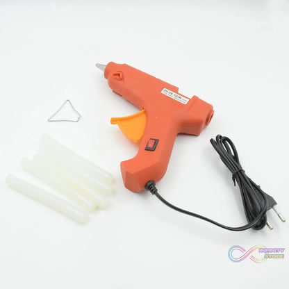 Professional 60 Watt Hot Melt Glue Gun with 5 Glue Sticks & On/Off Switch - infinityexculsivestore.com