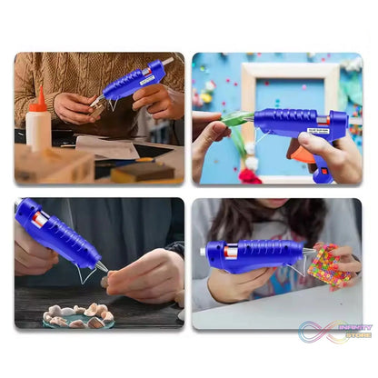 Professional 60 Watt with 2 Pcs Hot Melt Glue Stick & ON / Off Switch (1 Pc) - infinityexculsivestore.com