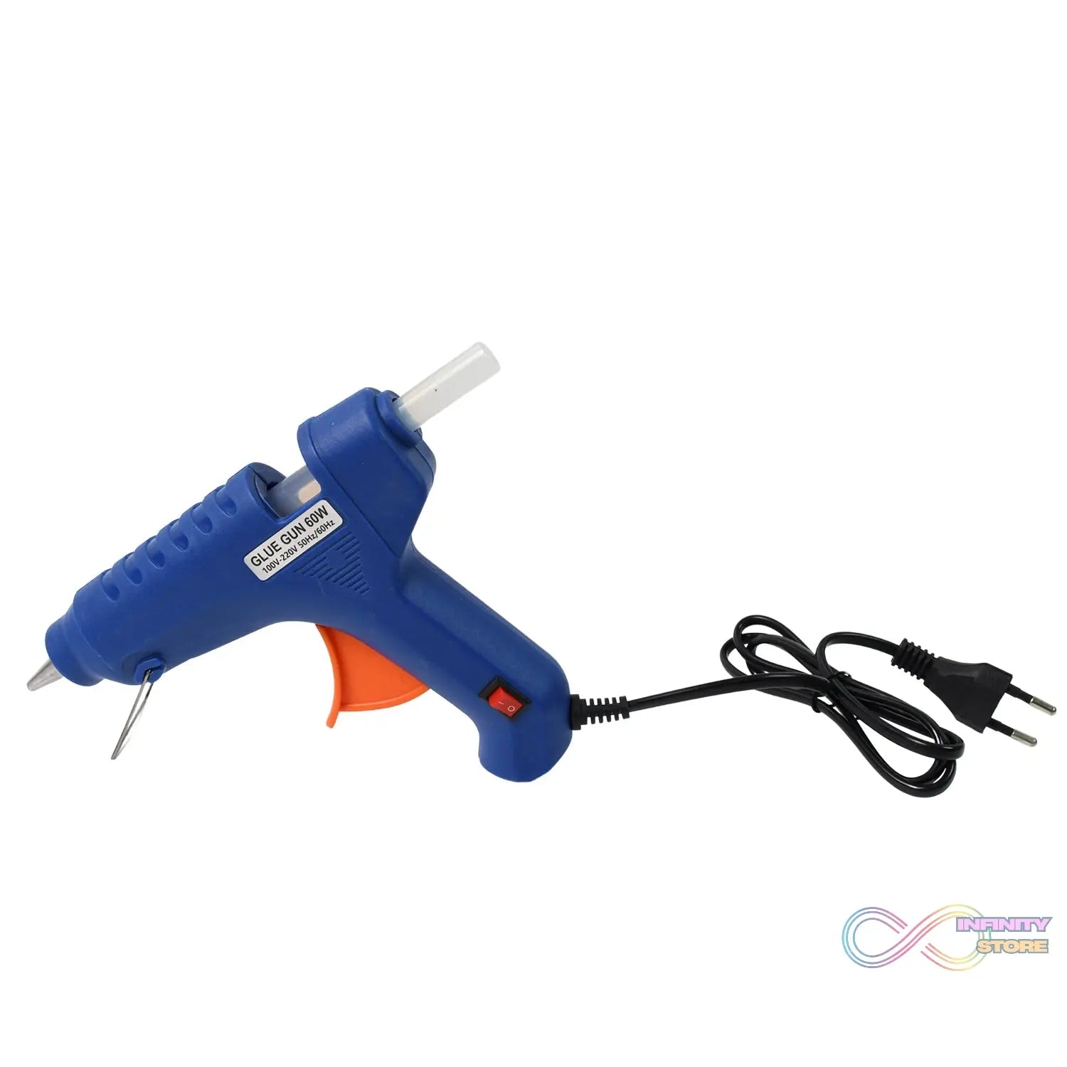 Professional 60 Watt with 2 Pcs Hot Melt Glue Stick & ON / Off Switch (1 Pc) - infinityexculsivestore.com