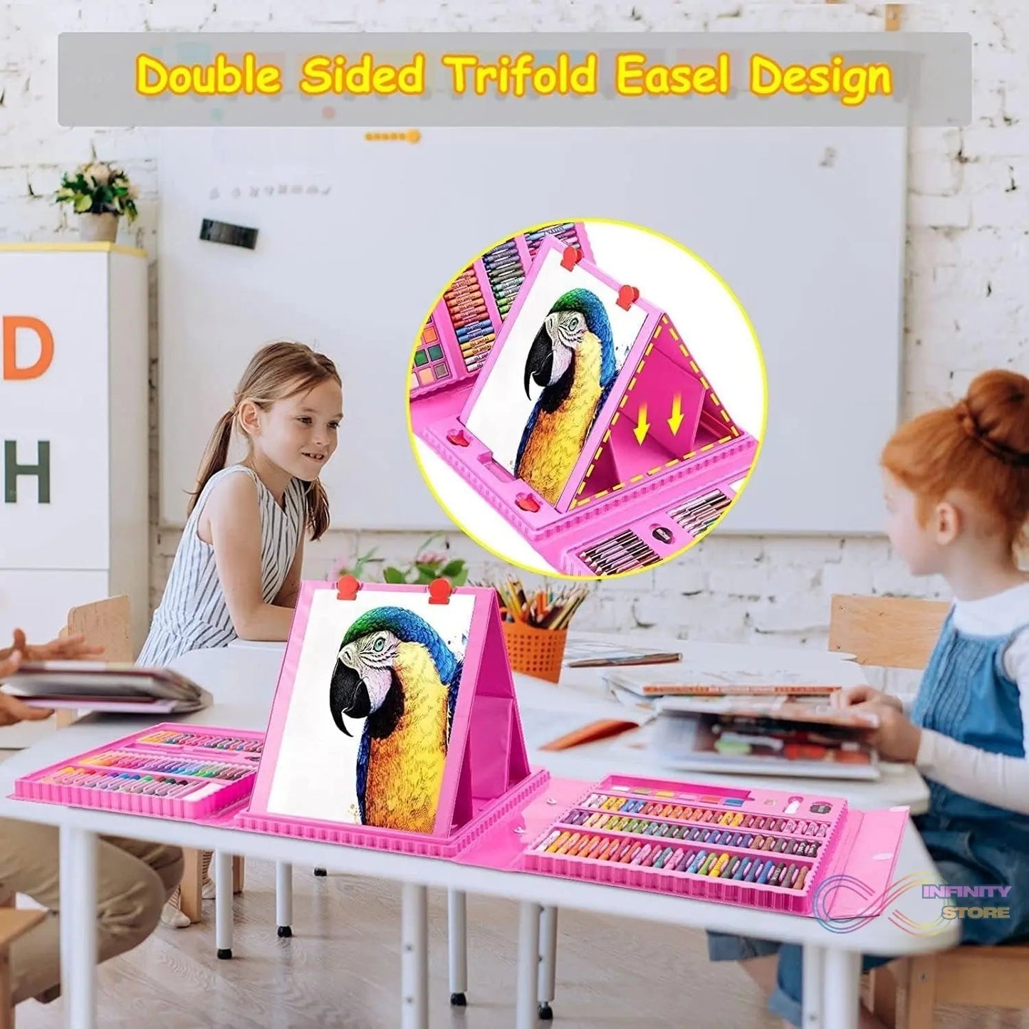 Professional Art Set (Art Set (208 Pcs) - infinityexculsivestore.com