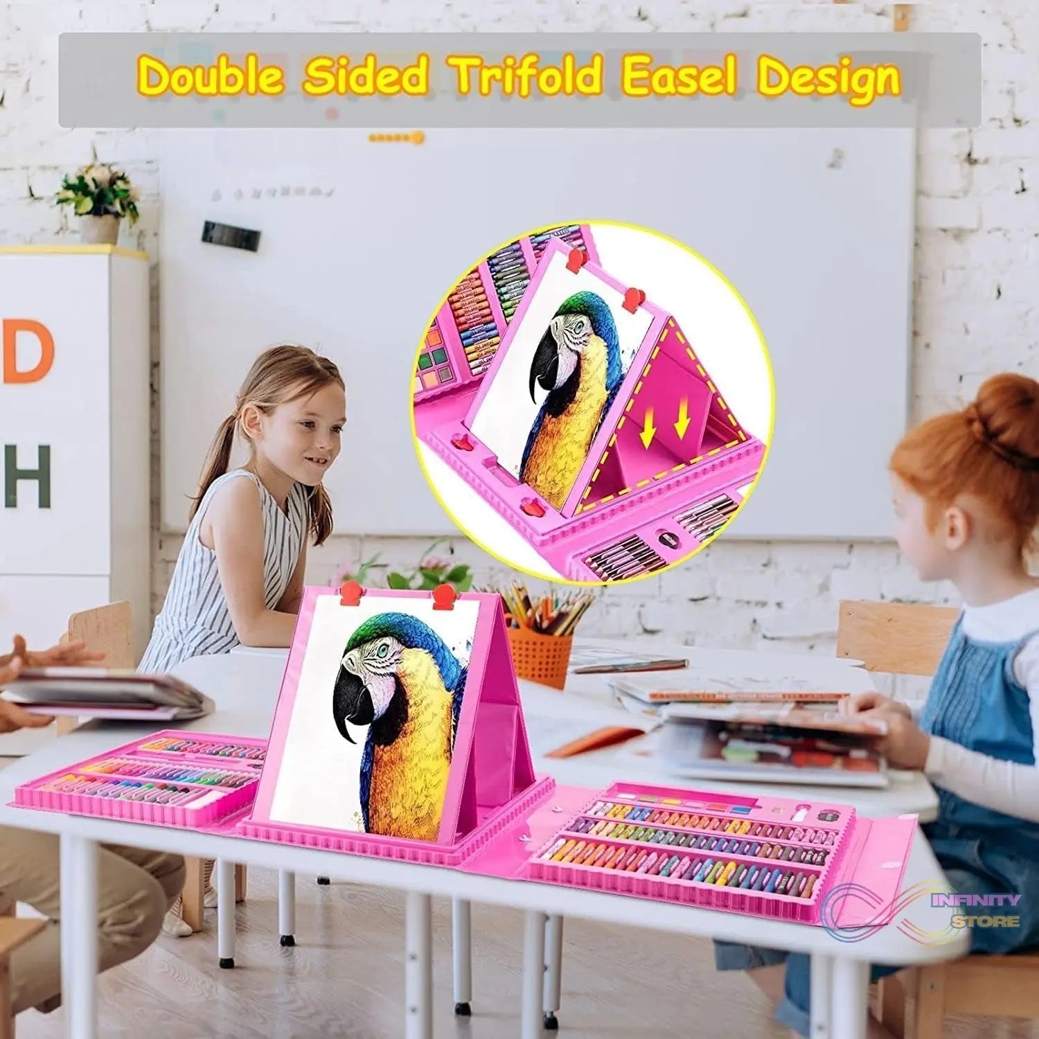 Professional Art Set (Art Set (208 Pcs) - infinityexculsivestore.com