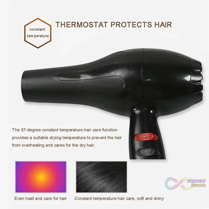 Professional Multi Purpose Hair Dryer Salon, Hair Dryer 2 Speed Settings For Women And Men (1800 Watts) - infinityexculsivestore.com