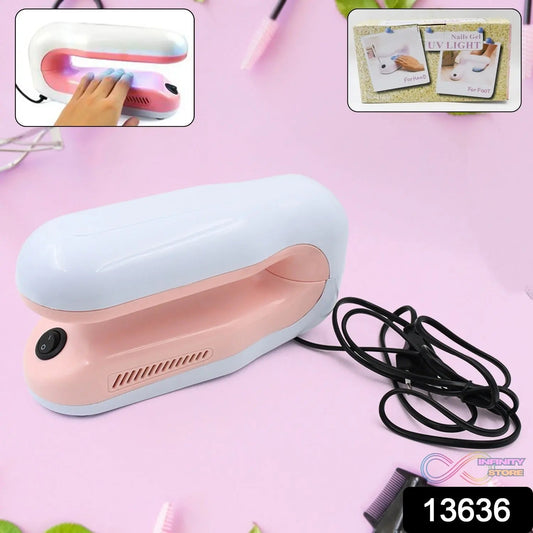 Professional Nail Art Nails Gel UV Lamp, Support 360 - Degree Rotation (1 Pc) - infinityexculsivestore.com
