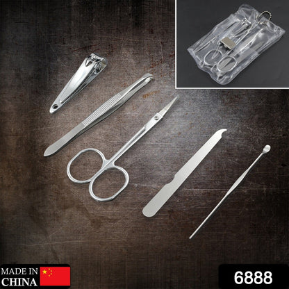 Professional Nail Clippers Kit - 5 Piece Manicure Set, Top Grade Stainless Steel Grooming Kit for Travel & Home - infinityexculsivestore.com