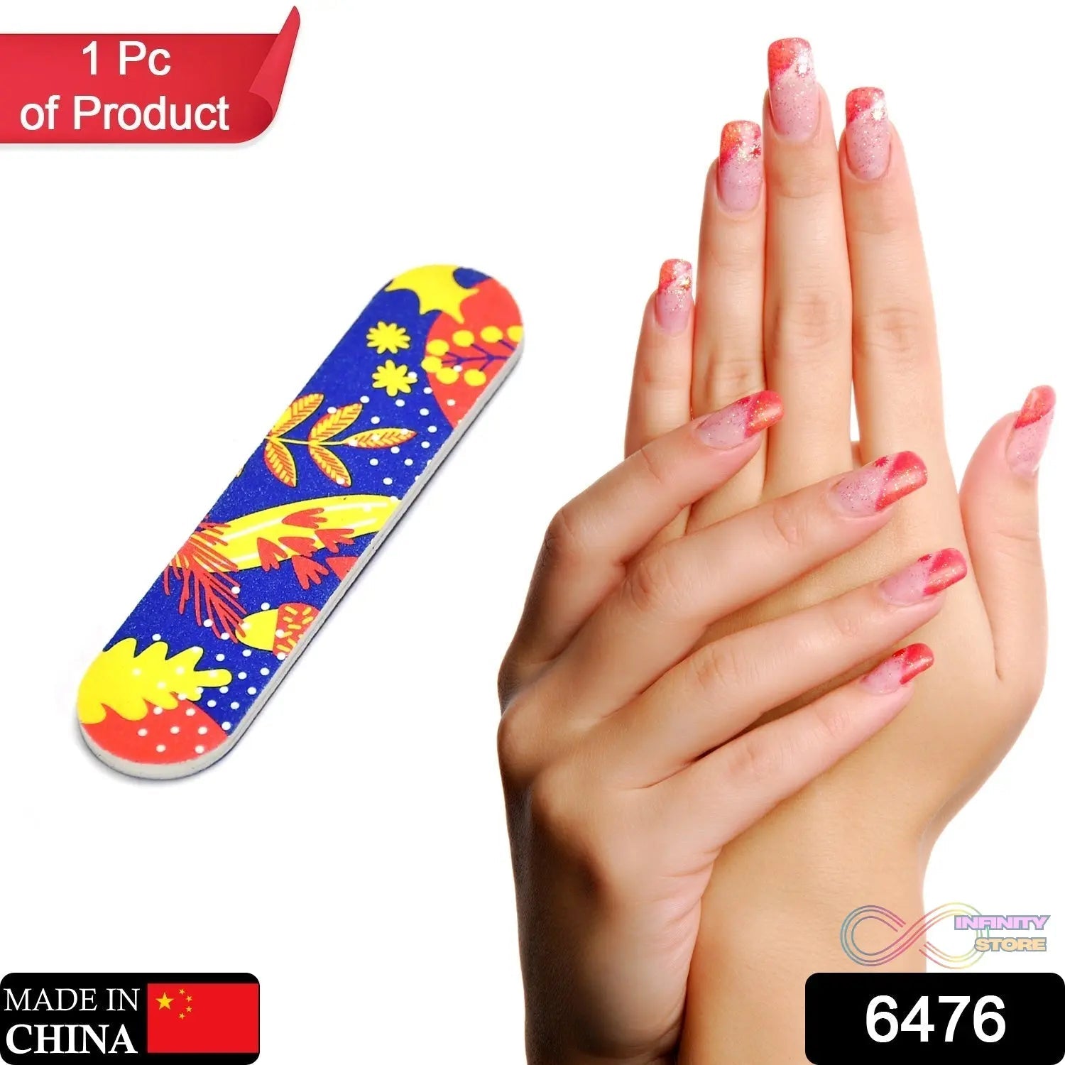 Professional Nail Filer Double Sided For Nail Shaper Nail File ( 1 pcs ) - infinityexculsivestore.com