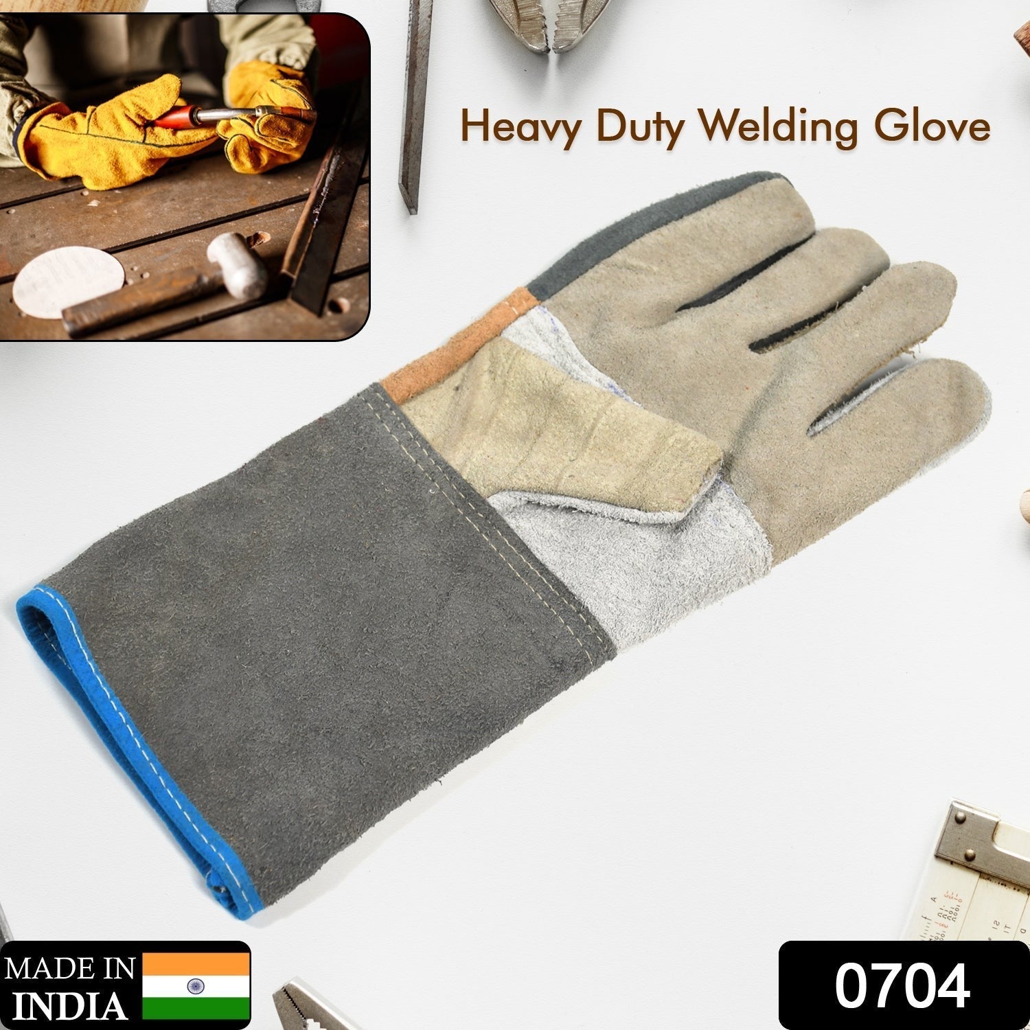 Protective Durable Heat Resistant Welding Gloves - infinityexculsivestore.com