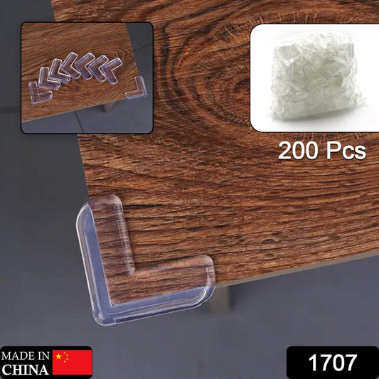 Corner Protector Baby Safety Protectors for Furniture Against Sharp Corners Table Corner Guard Baby Proofing Corner Guards Corner Protectors High Resistant Adhesive (200 Pc Set) - infinityexculsivestore.com