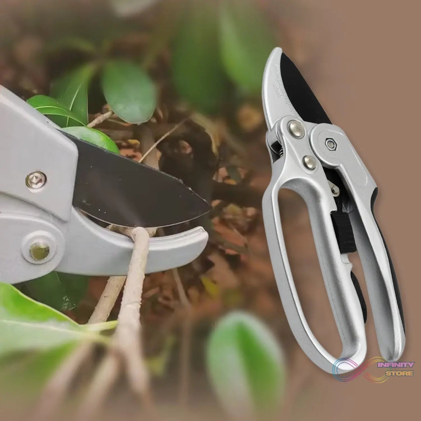 Pruning Shear Garden Shear Steel, Hand Shears, 20 Cm / 8 inch (1 Pc) - infinityexculsivestore.com