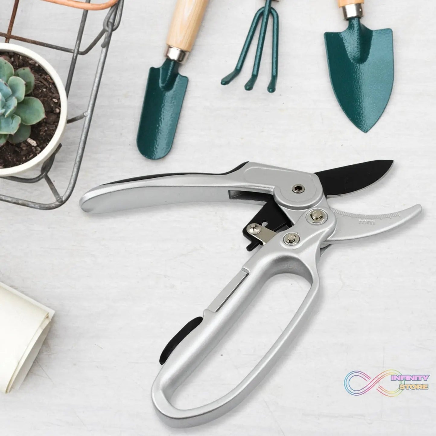 Pruning Shear Garden Shear Steel, Hand Shears, 20 Cm / 8 inch (1 Pc) - infinityexculsivestore.com