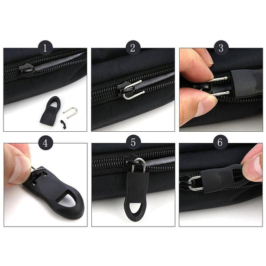 Zipper Pull Tab Zipper Tags Cord Pulls Zipper Extension Zip Fixer for Luggage Suitcase Backpack Jacket Bags Style Metal Zipper Head Zip Fixer Tags Handbag Backpack Plastic (1 Pc) - infinityexculsivestore.com