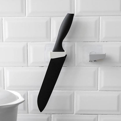 Punch - free Wall Hanging Knife Holder / Stand, Knife Holder Kitchen Supplies Tool Holder Insert Knife Shelf Storage Rack (1 pc ) - infinityexculsivestore.com