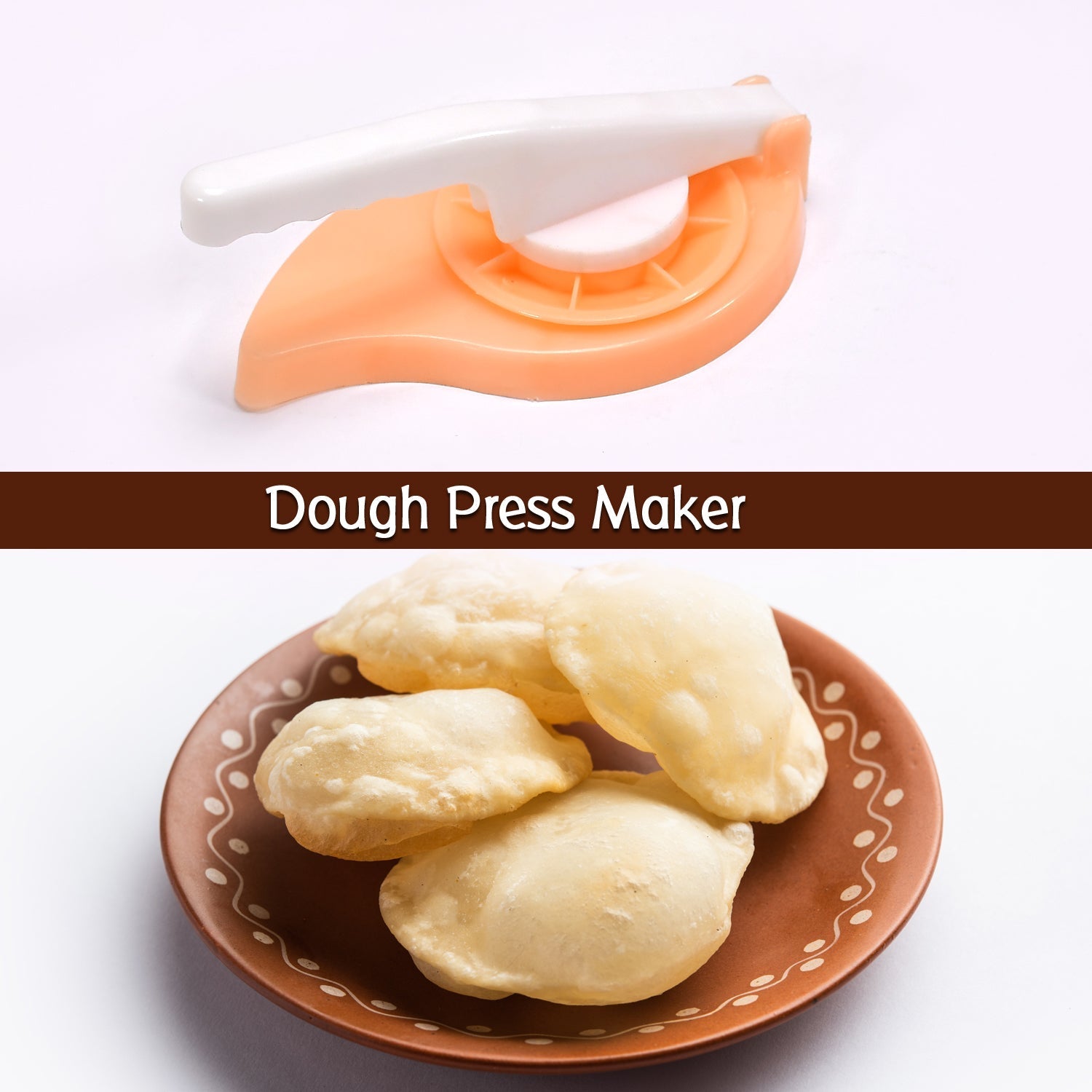 Puri Chapati Press Machine Plastic For Kitchen Use ( 1 pcs ) - infinityexculsivestore.com