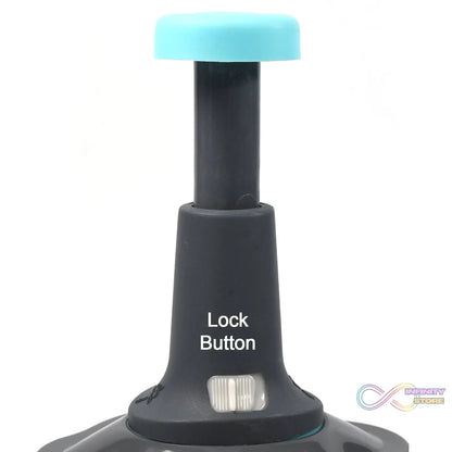 Push Chopper Manual Food Chopper and Hand Push Vegetable Chopper, Cutter, Mixer Set for Kitchen with 3 Stainless Steel Blade - infinityexculsivestore.com