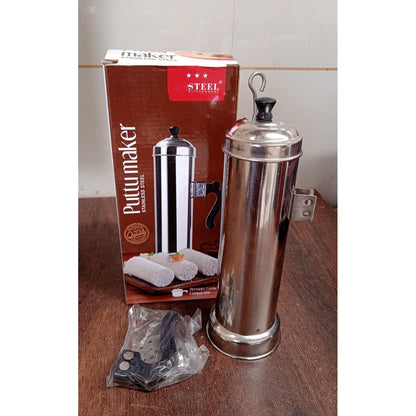 Puttu Maker Set with Steamer Plate & Pressure Cooker Top, Stainless Steel - infinityexculsivestore.com