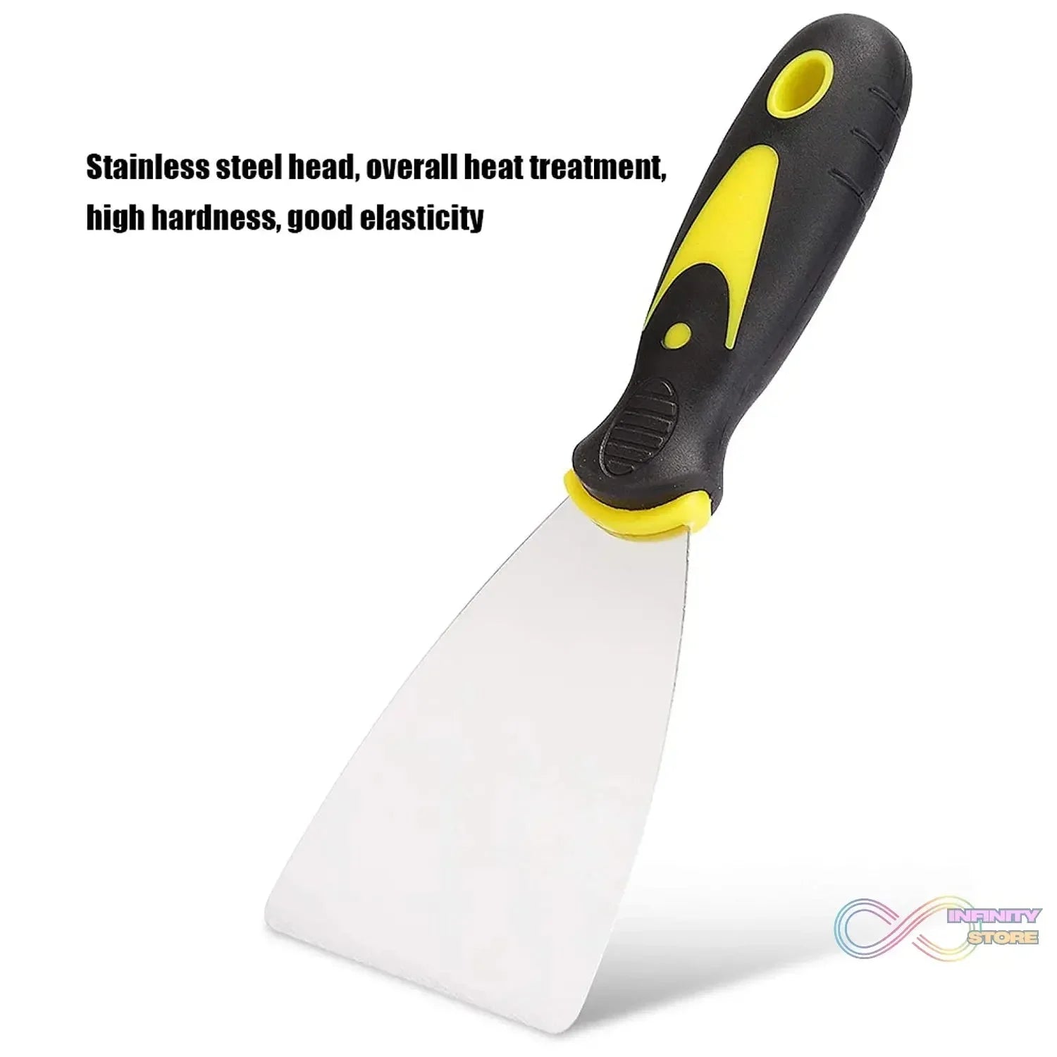 Putty Knife Set with Soft Rubber Handle (1 Pc) - infinityexculsivestore.com
