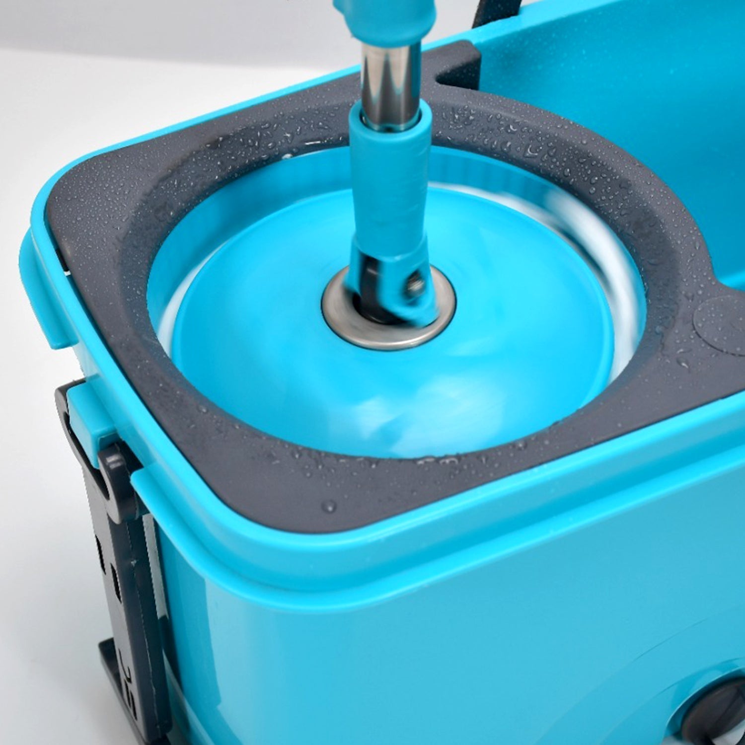 Quick Spin Mop Plastic spin, Bucket Floor Cleaning, Easy Wheels & Big Bucket, Floor Cleaning Mop with Bucket - infinityexculsivestore.com