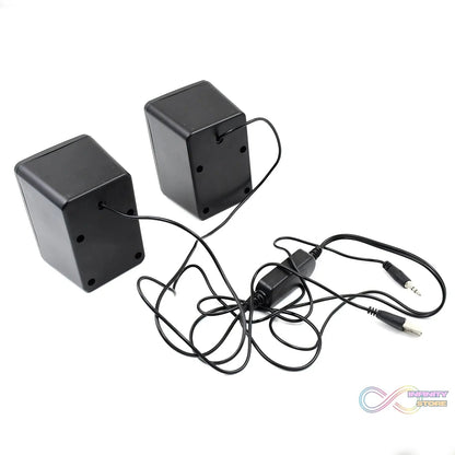 RGB Desktop Speakers, Plug, and Play USB Powered Speaker (2 Pc Set) - infinityexculsivestore.com