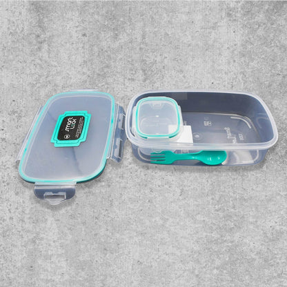 CARTOON PRINTED PLASTIC LUNCH BOX WITH INSIDE SMALL BOX & SPOON FOR KIDS, AIR TIGHT LUNCH TIFFIN BOX FOR GIRLS BOYS, FOOD CONTAINER, SPECIALLY DESIGNED FOR SCHOOL GOING BOYS AND GIRLS - infinityexculsivestore.com