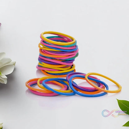 RUBBER BAND FOR OFFICE/HOME AND KITCHEN ACCESSORIES ITEM PRODUCTS, ELASTIC RUBBER BANDS, FLEXIBLE REUSABLE NYLON ELASTIC UNBREAKABLE, FOR STATIONERY, SCHOOL MULTICOLOR - infinityexculsivestore.com
