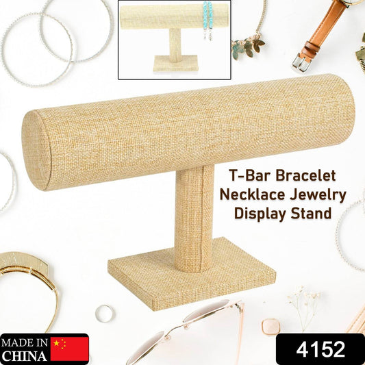 Jewelry Display Rack Bracelet Display Portable Bracelet Stand Jewelry Stand Organizer T Bar Stand Dispaly Rack Jewelry Display Stand Watch T- Flower Display Stand Appendix Necklace (1 pc) - infinityexculsivestore.com
