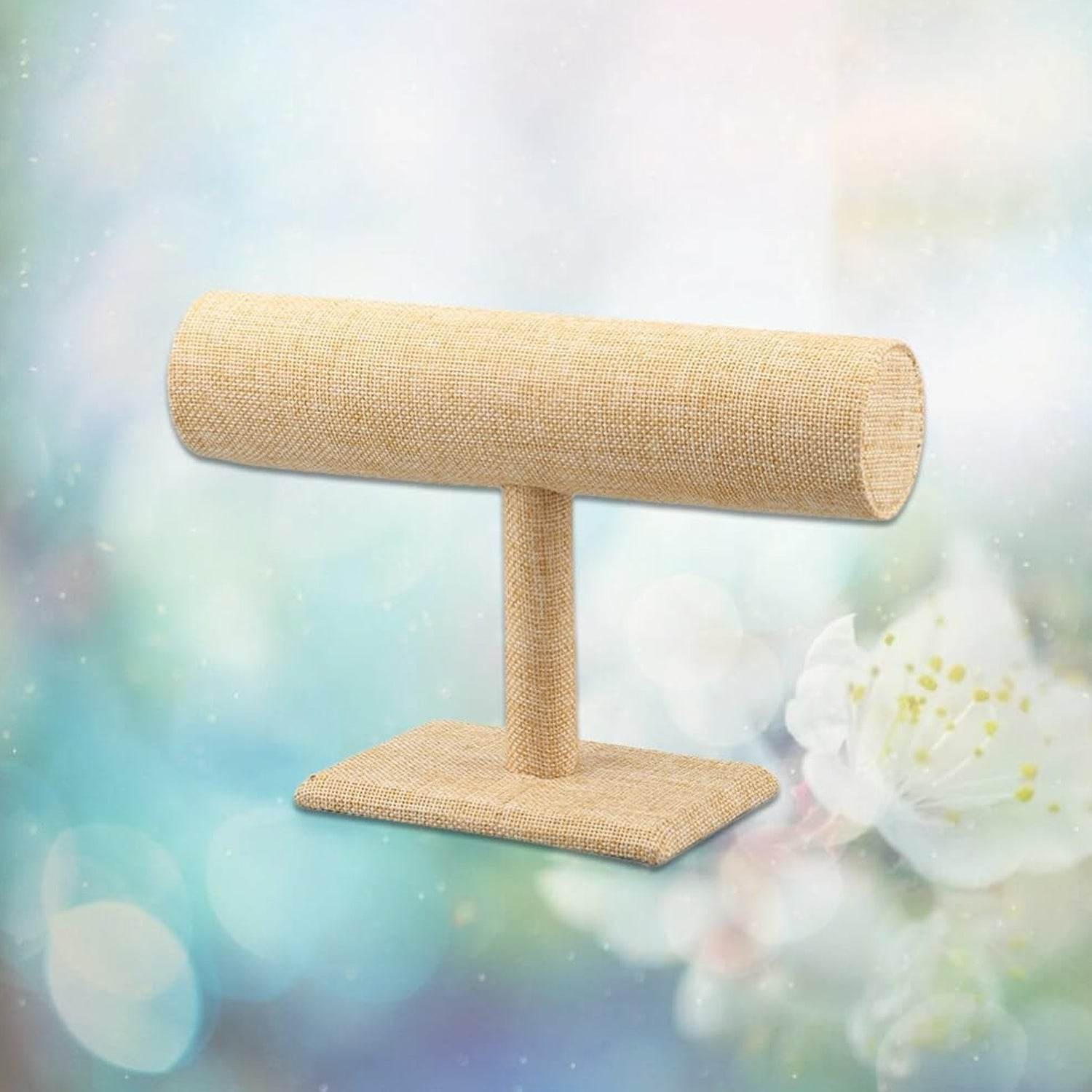 Jewelry Display Rack Bracelet Display Portable Bracelet Stand Jewelry Stand Organizer T Bar Stand Dispaly Rack Jewelry Display Stand Watch T- Flower Display Stand Appendix Necklace (1 pc) - infinityexculsivestore.com