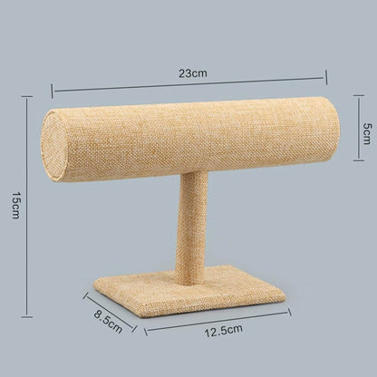 Jewelry Display Rack Bracelet Display Portable Bracelet Stand Jewelry Stand Organizer T Bar Stand Dispaly Rack Jewelry Display Stand Watch T- Flower Display Stand Appendix Necklace (1 pc) - infinityexculsivestore.com