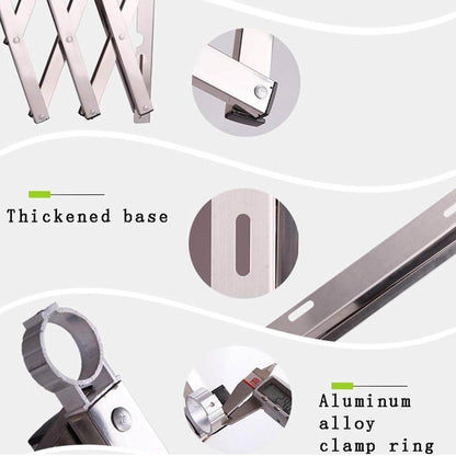 Clothes Rail Rack Clothes Drying Racks, Airer Clothes Drying Rack Wall Mounted Clotheshorse Clothes Airer Washing Cloth Line Extendable Fold Towel Rack Bar for Bathroom Indoor Outdoor - infinityexculsivestore.com