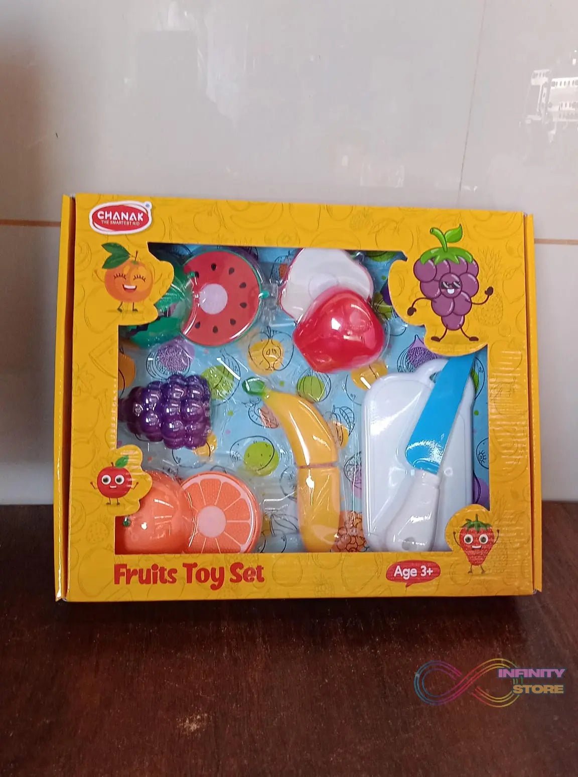 Realistic Sliceable Fruits Cutting Play Toy Set (7 Pcs Set) - infinityexculsivestore.com