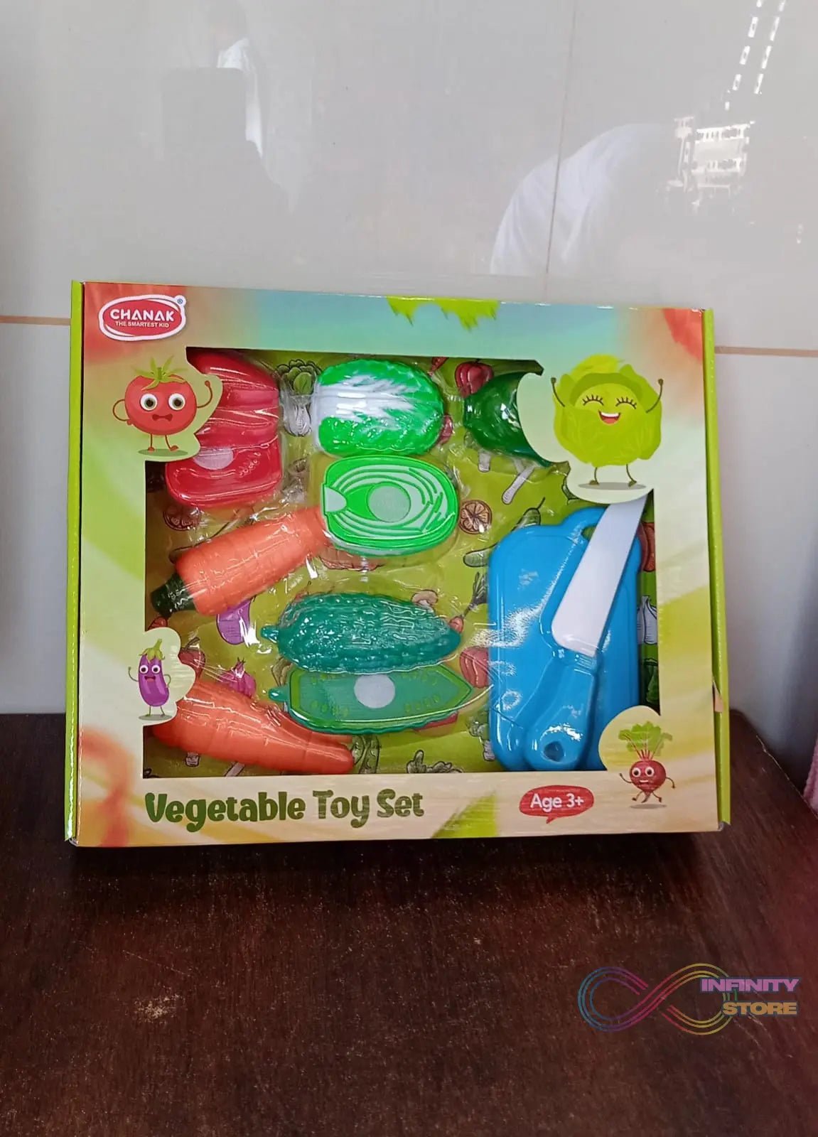 Realistic slice - able fruits and vegetables cut in 2 part play toy set - infinityexculsivestore.com